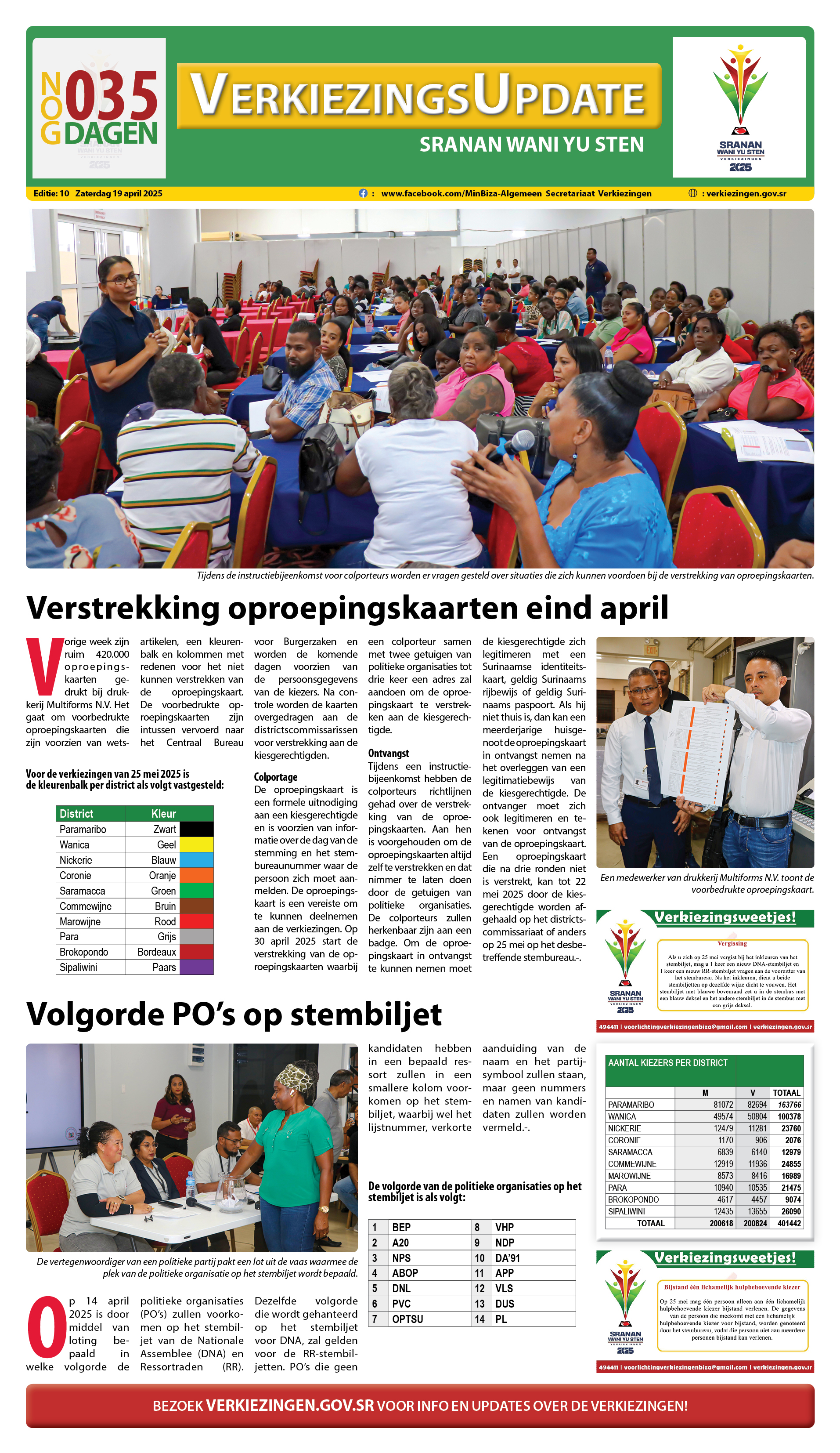 Verkiezingskrant 2025 editie 10