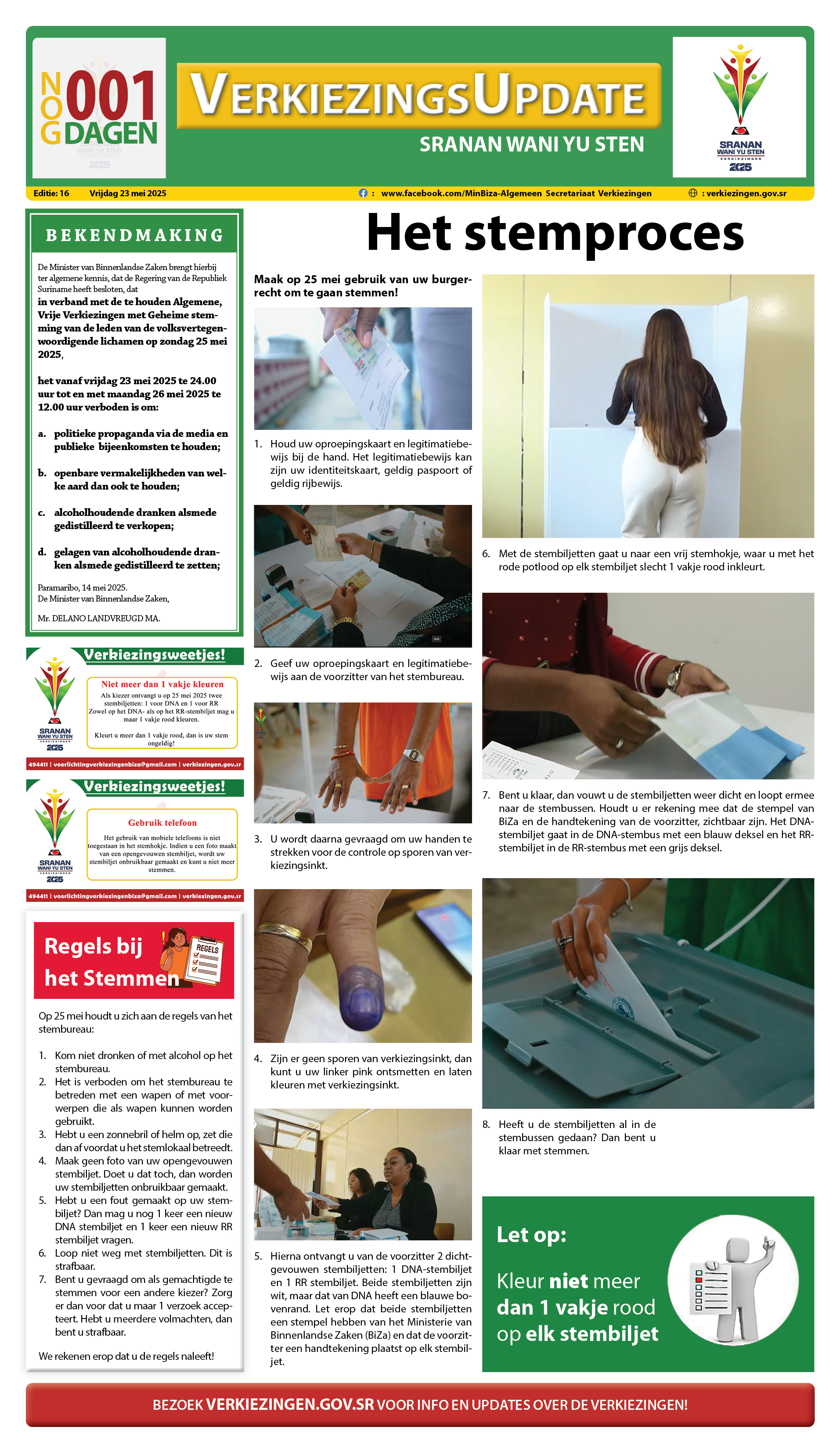 Verkiezingskrant 2025 editie 16