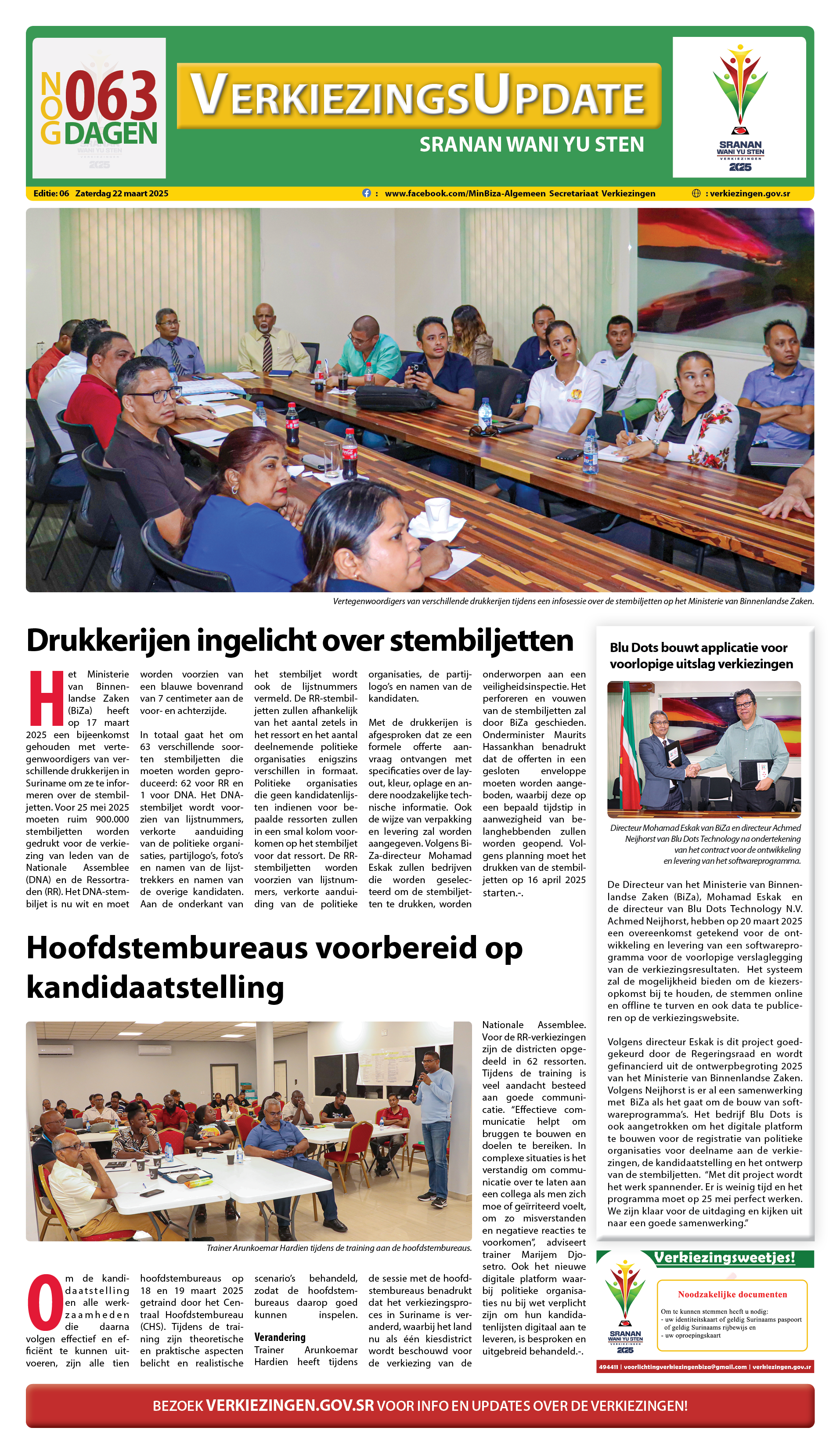 Verkiezingskrant 2025 editie 6