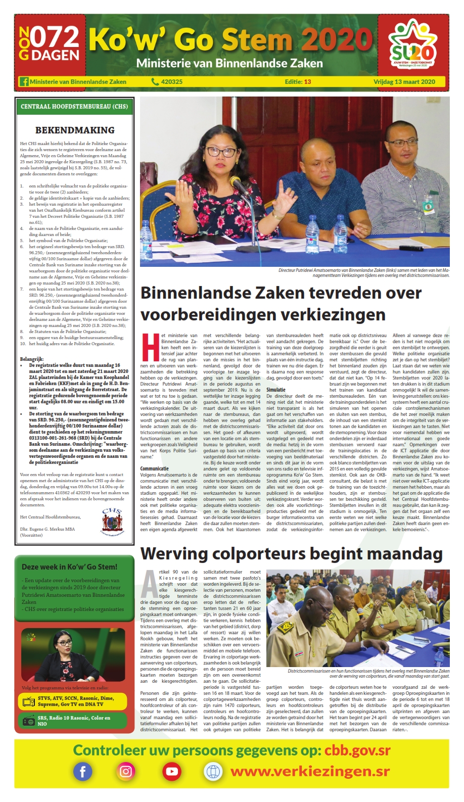 Verkiezingskrant Editie 13