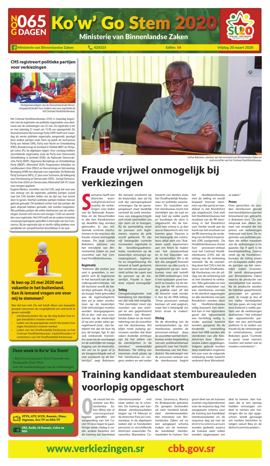 Verkiezingskrant Editie 14