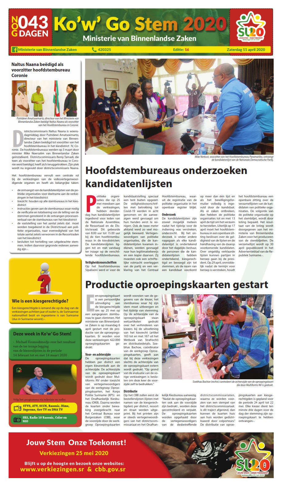 Verkiezingskrant Editie 16