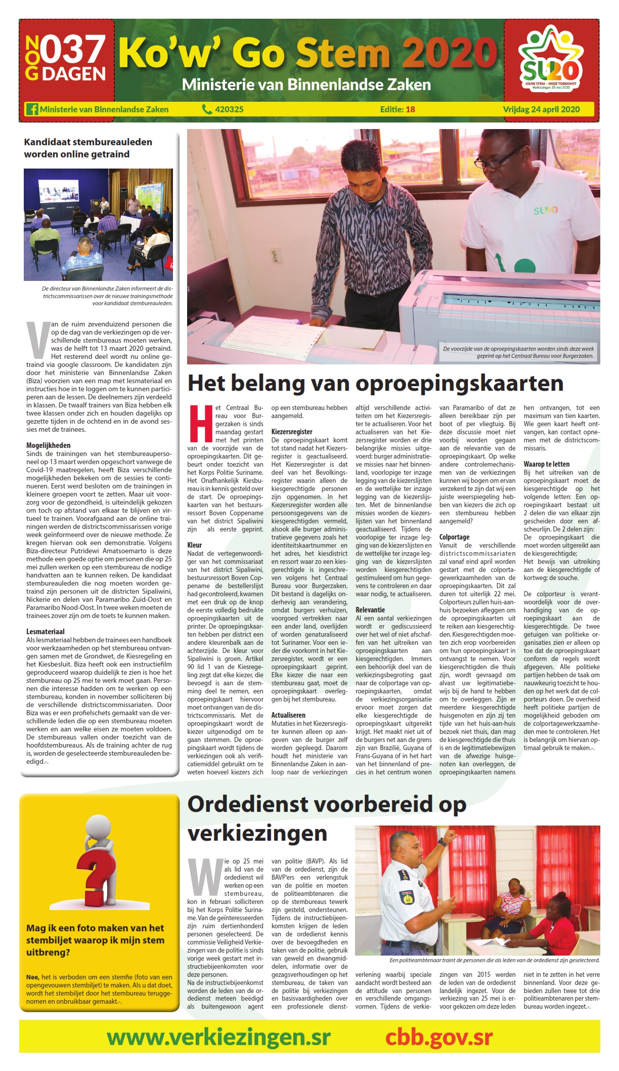 Verkiezingskrant Editie 18